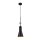 Suspension Noir Or Ø 17,8 cm étroit Moderne artistique