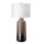 Lampe de table MYNDIR Marron Crème Céramique 76cm Lampe