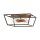 Lampe de plafonnier en métal L : 45,7 cm en laiton bronze E27