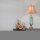 Lampe de table vintage en céramique Vert Beige H:86cm