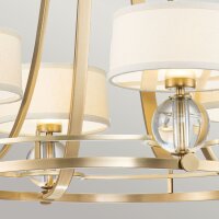 Lustre métal verre LED G9 Ø 77,5 cm 3000 K...