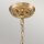 Suspension verre métal ronde D : 58,4 cm 4x E27 faible éblouissement