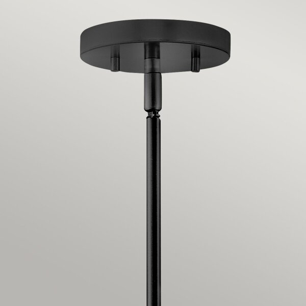 Plafonnier Blanc Noir Ø 58,4 cm Tissu Métal 4x E14