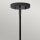 Plafonnier Blanc Noir Ø 58,4 cm Tissu Métal 4x E14