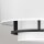 Lampe de plafonnier Tissu Métal Ø 40,6 cm Blanc Noir 3x E14