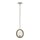 Lampe à suspendre métal verre H : max. 127,8 cm E14 rond