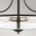 Lampe de plafonnier métal verre rond D : 42,2 cm E27 3-flamme