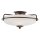 Lampe de plafonnier ronde D : 42,2 cm 3x E277 en bronze blanc antique