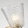 Torche murale salle de bain métal verre H : 26 cm IP44 en laiton