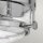 Plafonnier rond D : 40 cm Chrome en métal Verre 3x E27