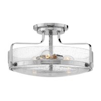 Plafonnier métal verre E27 rond Ø 45,6 cm...