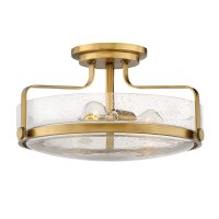 Plafonnier verre métal Ø 45,6 cm rond 3x...