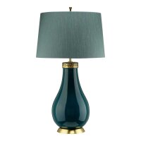Lampe de table tissu céramique E27 hauteur 73,5 cm...