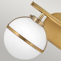 Applique salle de bain Abat-jour sphérique IP44...