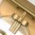 Luminaire de salle de bain mural IP44 60,6 cm de long en laiton antique