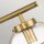 Luminaire de salle de bain mural IP44 60,6 cm de long en laiton antique