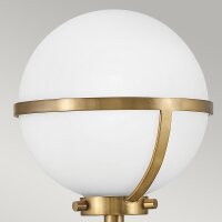 Lampe de salle de bain mur métal verre IP44 H :...