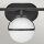 Lampe de salle de bain murale IP44 60,6 cm de large métal verre E14