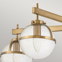 Lampe de salle de bain plafond verre métal E14...