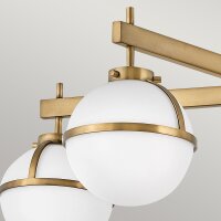 Plafonnier salle de bain IP44 81,3 cm de large laiton...