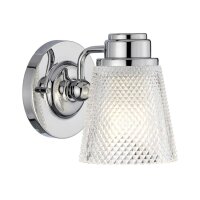 Lampe de salle de bain murale avec LED G9 IP44 hauteur 16...
