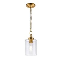 Lampe &agrave; suspendre m&eacute;tal verre D : 16,5 cm...