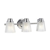 Luminaire de salle de bain mural IP44 54,5 cm de large...