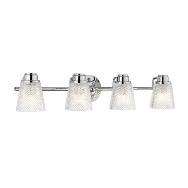 Lampe de salle de bain LED G9 IP44 3000 K L : 81,8 cm Chrome VARDA