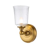 Lampe de salle de bain murale LED G9 IP44 blanc chaud...
