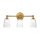 Lampe de salle de bain miroir 53,3 cm de large IP44 avec 3x G9 LED 3000 K chaud