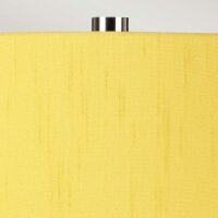 Lampe de table Blanc Jaune Céramique Tissu E27 64...