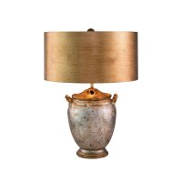 Lampe de table E27 argent antique or 61 cm de haut Classique