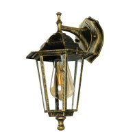 Lanterne murale dextérieur Rustique Or Antique PARIS