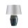 Lampe de table JAMAL Bleu Gris H:59cm &Oslash;43cm Lampe