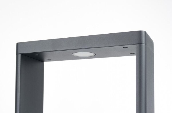 Lampadaire LED extérieur aluminium verre IP65 9 W 75 cm de haut