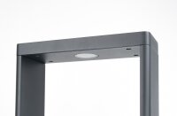 Lampadaire LED extérieur aluminium verre IP65 9 W...
