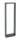 Lampadaire LED extérieur aluminium verre IP65 9 W 75 cm de haut