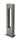 Lampadaire IP65 Aluminium Verre Gris 90 cm GU10 Extérieur