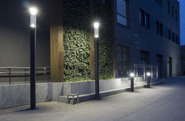 Luminaire dextérieur à LED gris foncé en aluminium IP65 3000 cm XXL