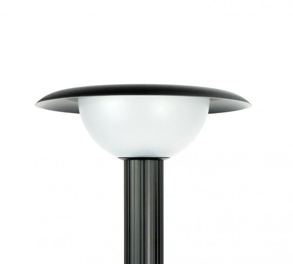 Lampe dallée pauvre en éblouissement E27 IP65 113 cm petite en noir