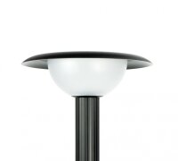 Luminaire dallée noir E27 IP65 63 cm de haut...