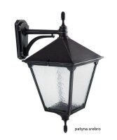 Applique murale extérieure aluminium verre H:72 cm...