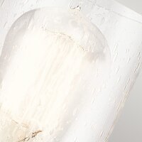 Applique murale verre métal hauteur 25,5 cm en...