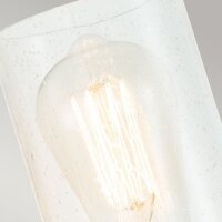 Petite lampe murale en métal verre de pluie 27,1...