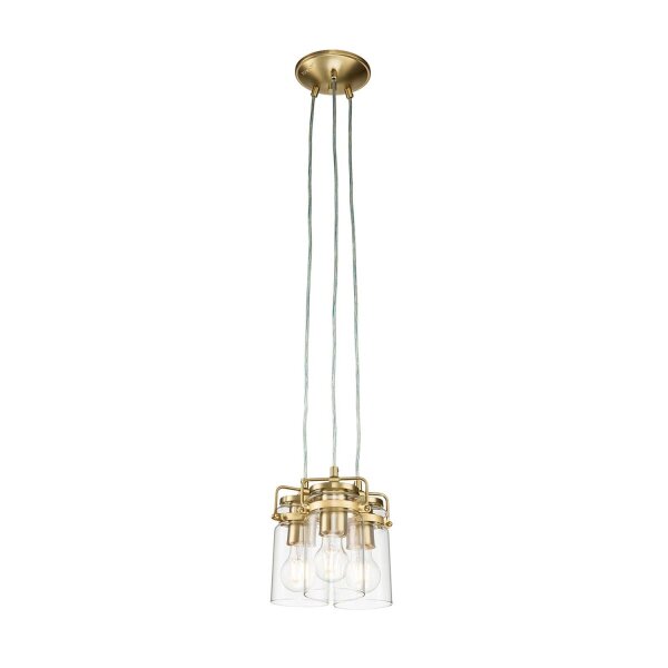 Suspension métal verre L : 21,6 cm H : max. 287 cm 3x E27