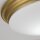 Lampe de plafonnier salle de bain IP44 ronde D : 35,6 cm avec LED 3000 K