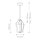 Suspension LED Aluminium Variateur 2088 lm L : 35,3 cm