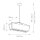 Lampe à suspendre LED en crème or L : 96,7 cm Design moderne
