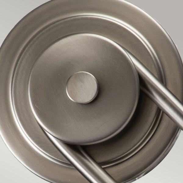 Applique Métal H : 27 cm Nickel brossé E14 Moderne