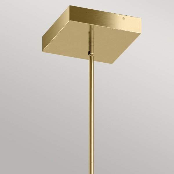 Lampe LED à suspendre Moderne L : 35,6 cm en Crème Or 3000 K